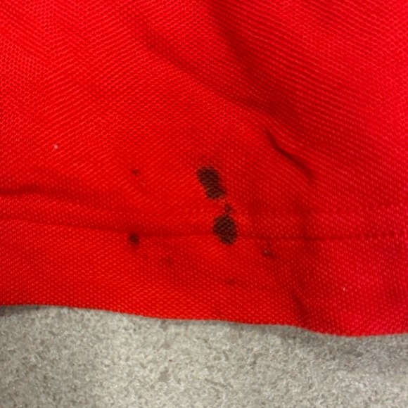 Hermès Men’s "H" embroidered T-shirt in Red - Picture 8 of 8